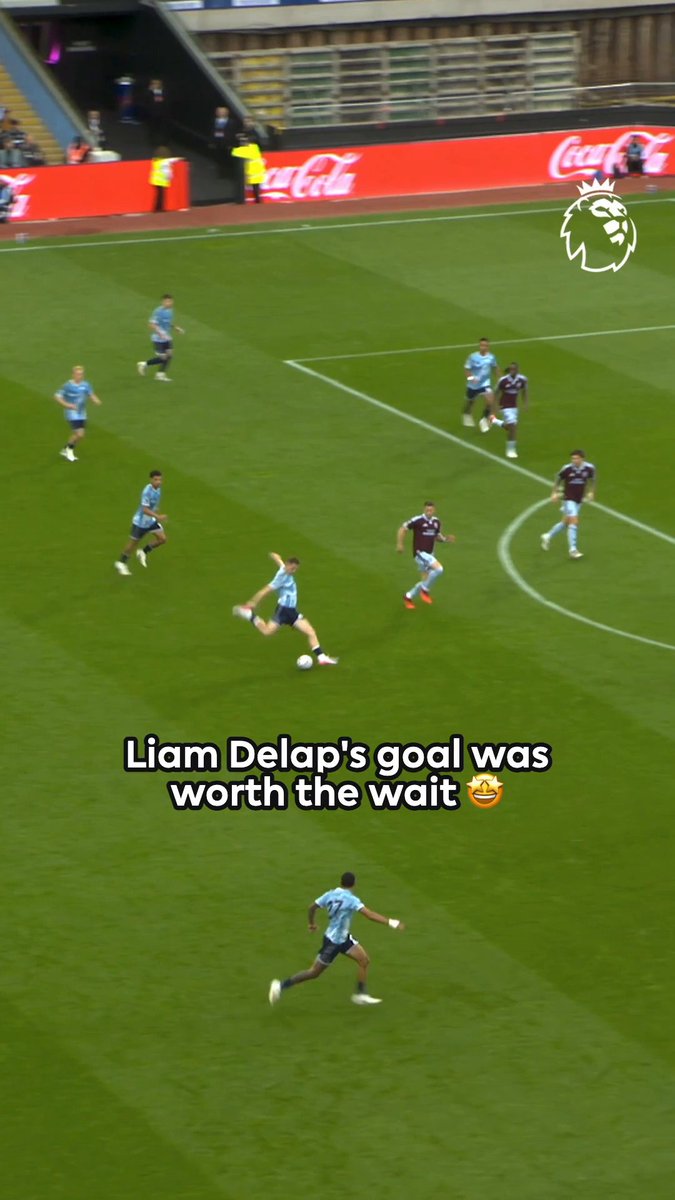 Look how Morgan Gibbs White left the ball for him, but Cole Palmer would’ve taken the ball from him at that point and passed backwards or sideways or even get dispossessed. This was one of the reasons we didn’t see such goals from Delap at Chelsea and maybe why he was always aggressive