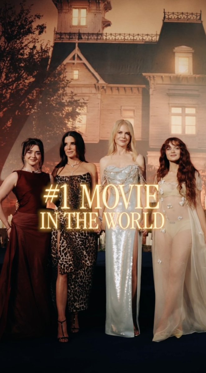 It's official, #PracticalMagic2 is the #1 movie in the world! Have you gotten your tickets yet?