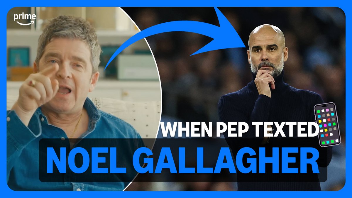 "Oh the rockstar doesn't believe?!" 😅 When Noel Gallagher felt the heat from Pep 👀