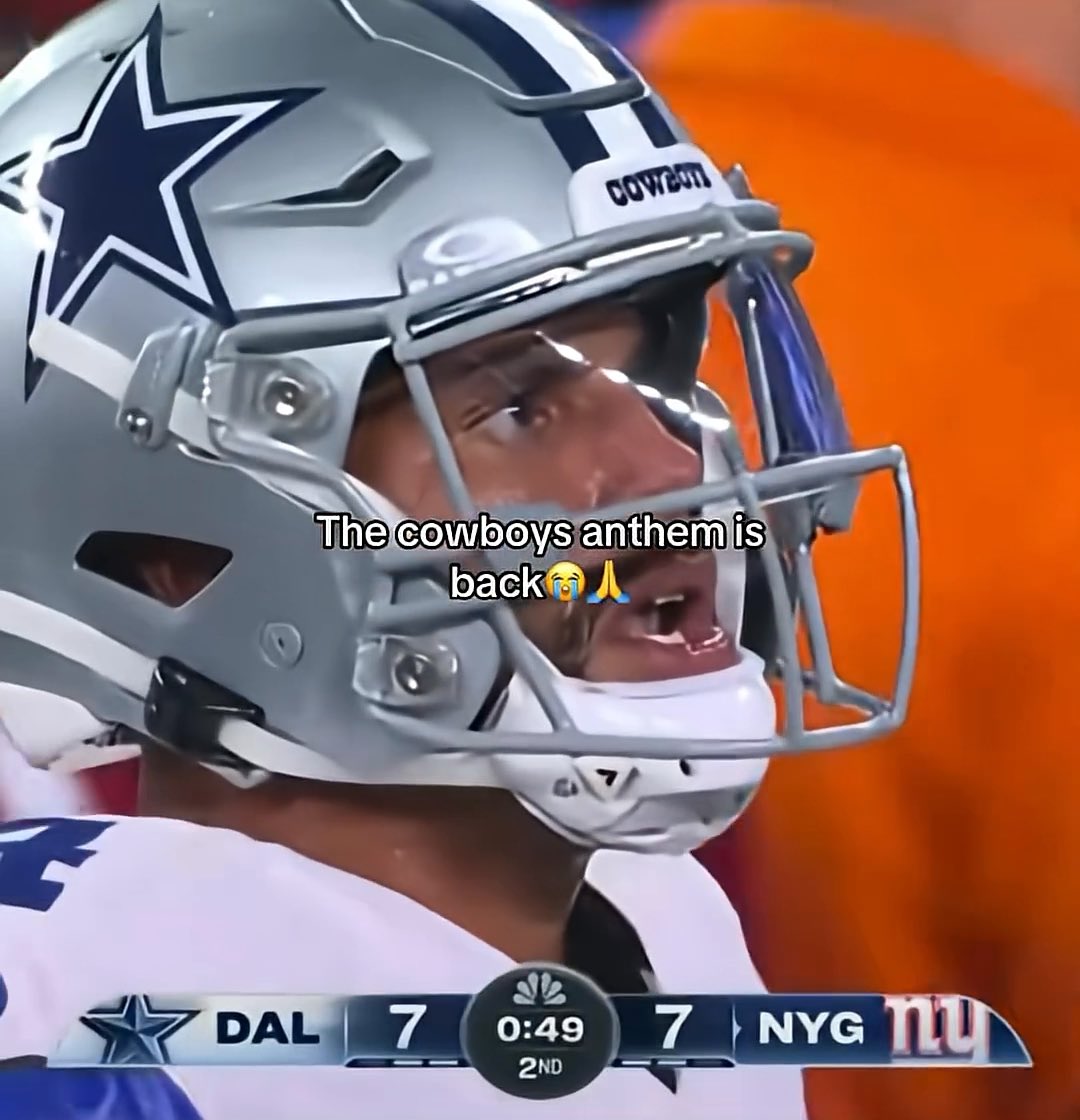 The Cowboys Anthems is back man 🫩 From “This is our year” to “Here we go again” in 60 minutes. Classic Cowboys. I’ll NEVER give up Dak, but for the love of God our defense needs to be fixed 😅