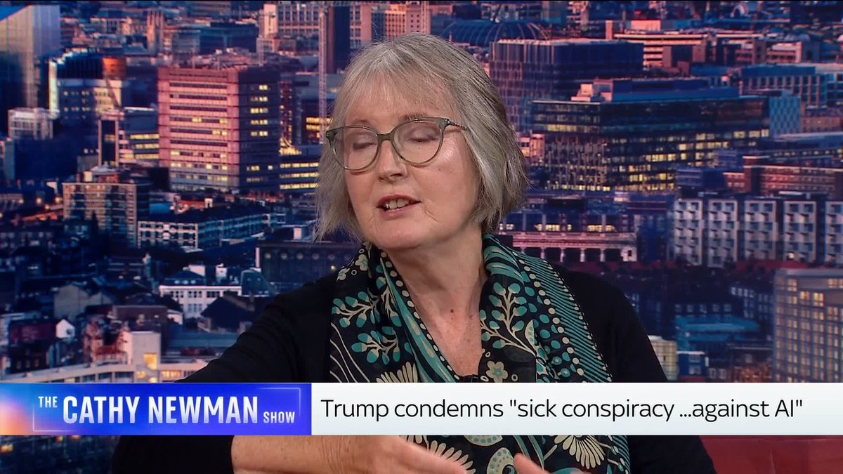A modernised joint standing committee in Parliament could help regulation keep up with the pace of AI development, Baroness Harman tells @CathyNewman. AI bosses have called for a slowdown in the speed of progress on AI. 📺 Sky 501 and YouTube