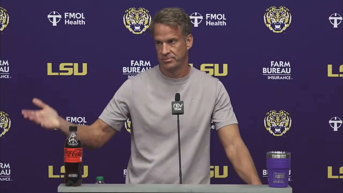LSU head coach Lane Kiffin ahead of his return to Oxford: “I mean I guess there’s real safety issues and stuff, so there’s people that have a plan for that… It is what it is.” (via LSU Athletics)