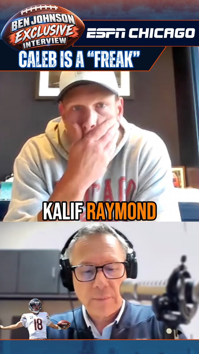 Ben Johnson Calls Caleb Williams a “FREAK” After Unreal Throw!! FULL CONVERSATION WITH BEN JOHNSON: #Bears #DaBears #BenJohnson #NFL #Football