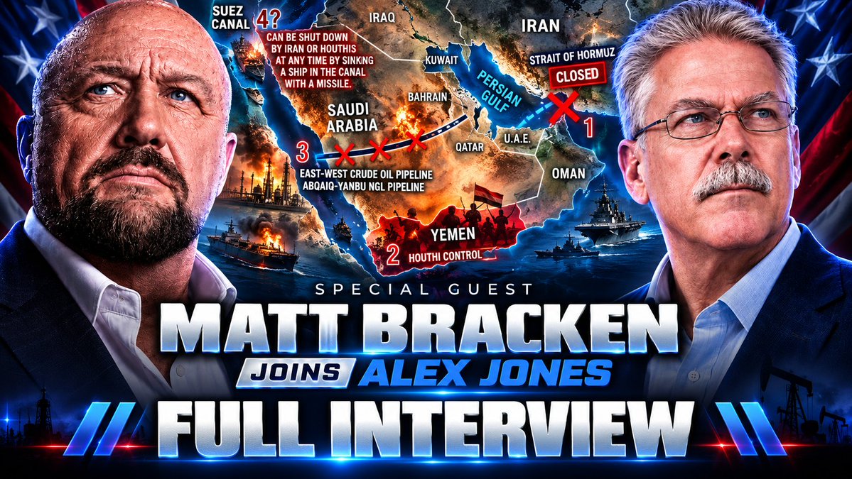 MUST-WATCH: America's Enemies Have Psychologically Profiled Trump & Are Now In Full Control Of The Decisions He's Making In The Disastrous Iran War! Former Navy SEAL & Best-Selling Author Matt Bracken's Predictions About The Iran War Have Become 100% True, And Today On The Alex Jones Show, He Makes New Predictions! Do Not Miss This Incredibly Informative FULL INTERVIEW! Matt Bracken Alex Jones Network