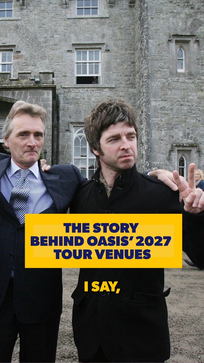 Oasis have announced their Live ’27 tour, including two nights at Slane Castle, and some of the venues have plenty of Oasis history attached to them. 👀 Frank Greaney and John Caddell joined Matt on The Last Word to look at some of the stories behind the venues they’ve chosen. #Oasis #TheLastWord