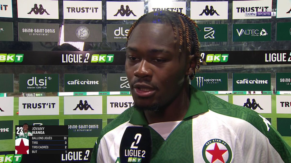[📺LIVE] ⚽️ #Ligue2Extra 🎙️ Jovany Ikanga (Red Star) : "On est resté patients !"