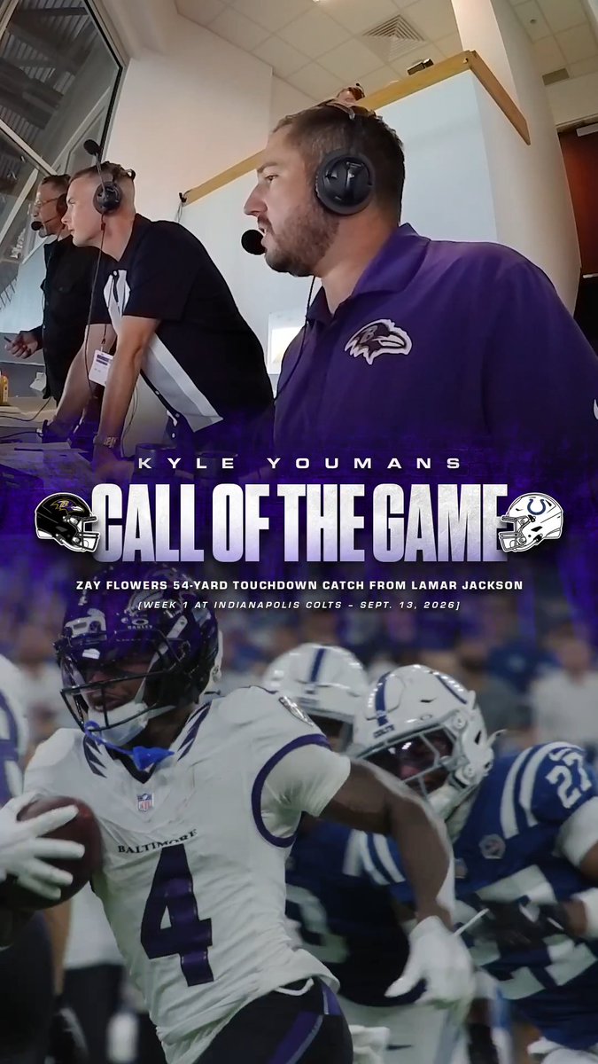That 54-yard touchdown from zay flowers was one to remember. Hear the call from Kyle Youmans in his first game as play-by-play announcer! Visit for more highlights.