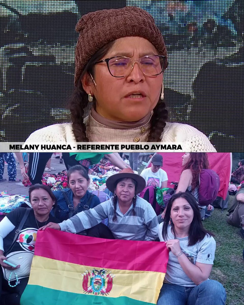Boliviana protestando en Jujuy Estoy harto de estos bolivianos que intentan camuflarse como pueblos originarios de Argentina Deporten a todos
