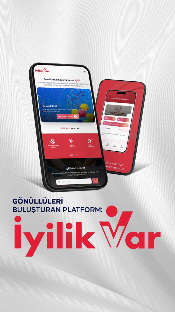 📱Türkiye’nin dört bir yanındaki gönüllülük faaliyetleri dijital dünyaya taşındı. Aile ve Sosyal Hizmetler Bakanlığı’nın hayata geçirdiği “İyilik Var” platformu, gönüllülerle desteğe ihtiyaç duyanları buluşturuyor. Peki, İyilik Var'la neler yapabilirsiniz? 👇
