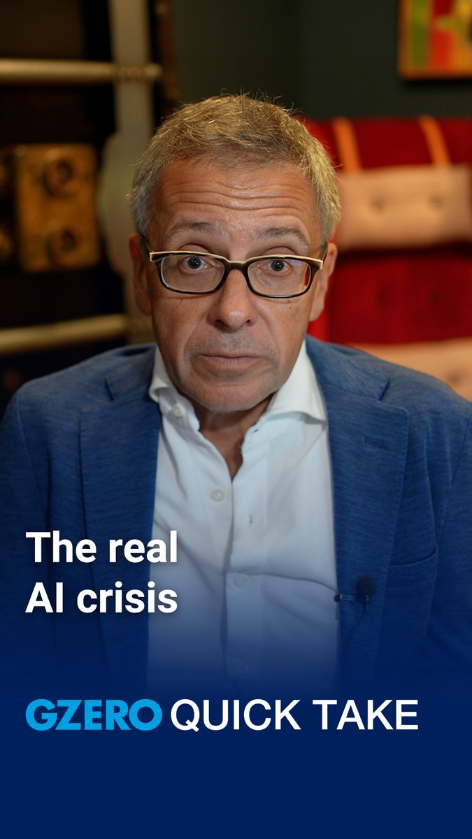 p(doom) gets all the headlines. p(crisis) is what matters. virtually 100% chance ai supports a major crisis in the near term. GZERO Media