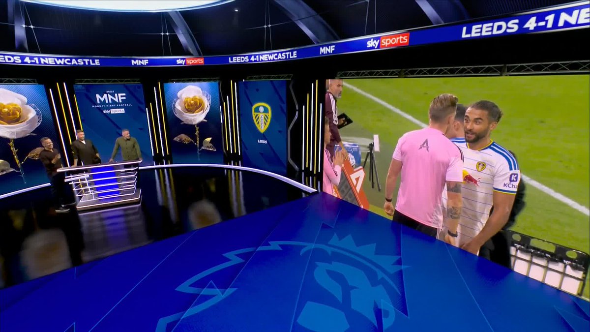 "I can't believe it" 😂 Dominic Calvert-Lewin finding out that Leeds' second goal would not be awarded to him 😅