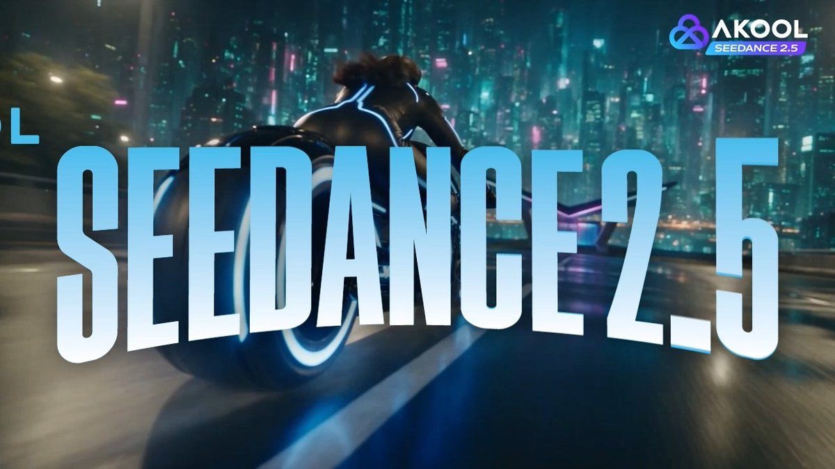Seedance 2.5 is now at a discounted price on AKOOL! Create sharper, smoother, more consistent AI videos with a model built for fast-moving creative workflows. From cinematic concepts and branded content to scroll-stopping Shorts and Reels, Seedance 2.5 makes it easier to turn an idea into polished video content. AKOOL supports Seedance workflows with strong character consistency and up to 1080p output options. Bring your next idea to life with Seedance 2.5 on AKOOL