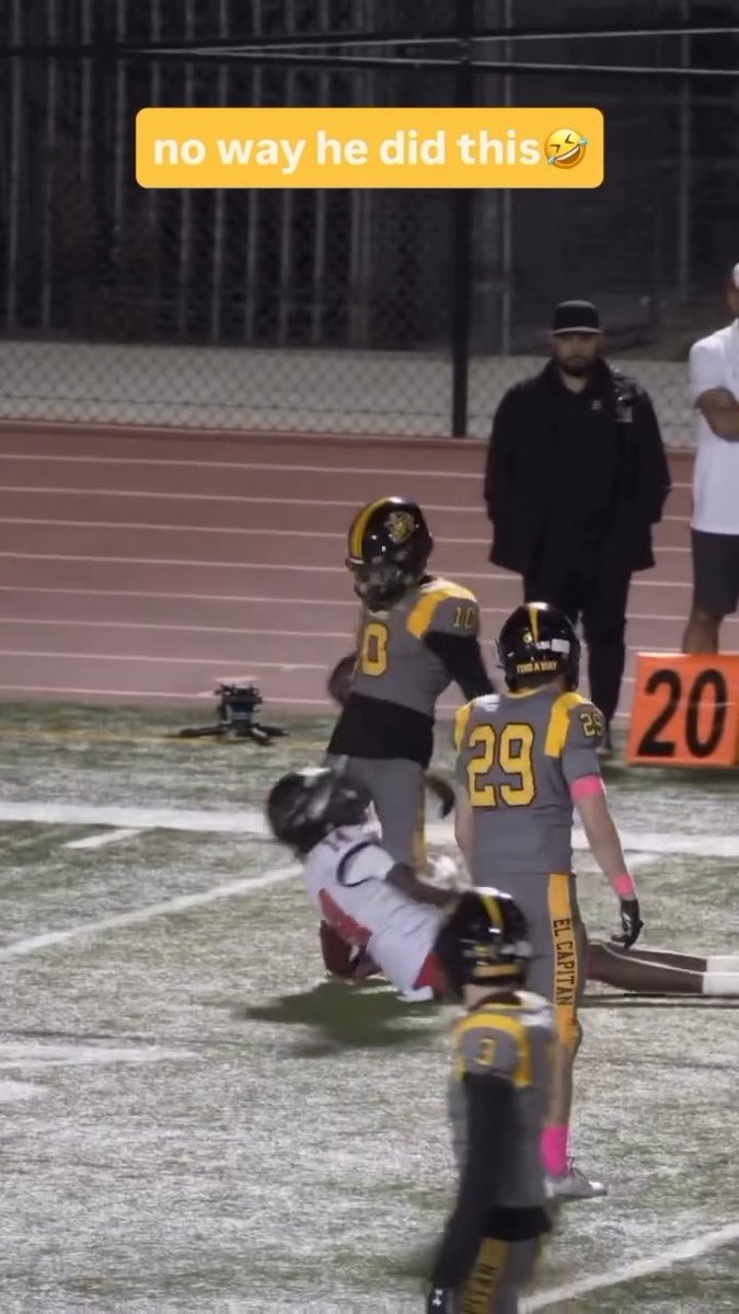 Get him out the game! #kingj2x #funny #football #sports