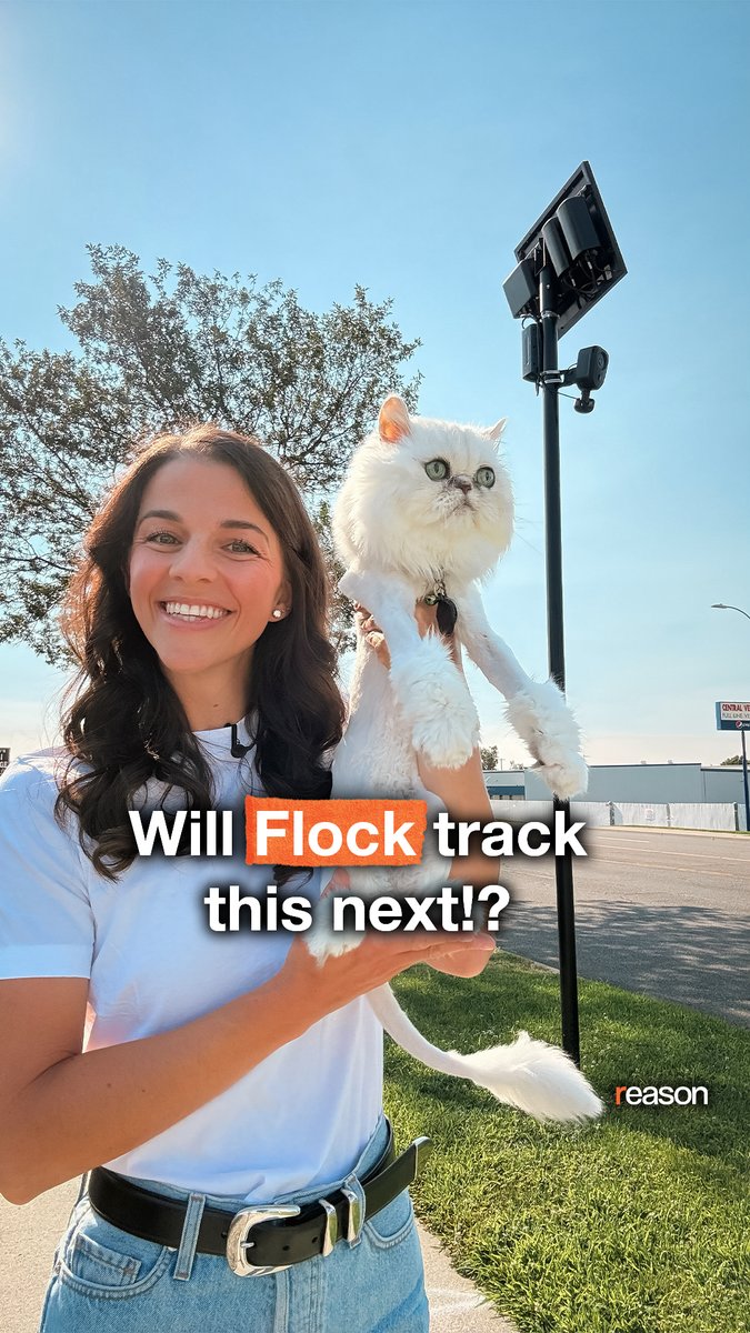 Are Flock cameras about to track your iPhone, Apple Watch, AirPods and…cat? Reason's Bess Byers has reported on these a bunch, and in her latest video, some of you suggested looking into Leonardo’s SignalTrace. So, down the rabbit hole she went!