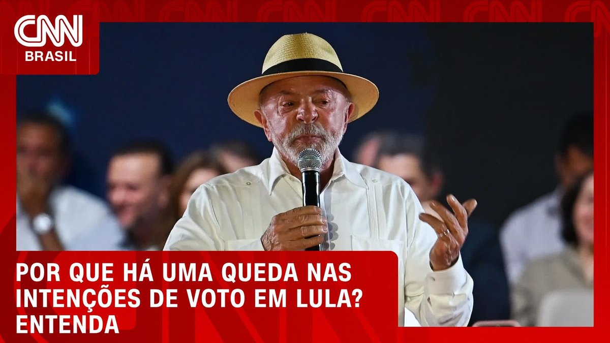 Por que há uma queda nas intenções de voto em Lula? Assista #HoraH