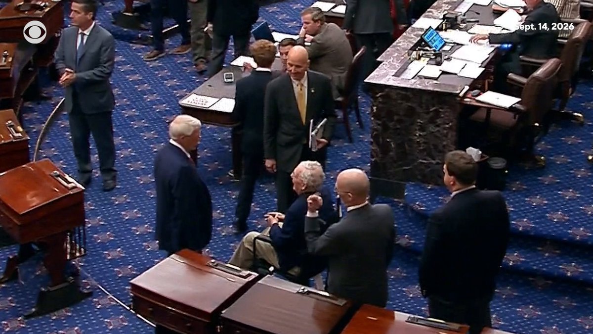 GOP Sen. Mitch McConnell of Kentucky was seen entering the Senate chamber on Monday in a wheelchair to cast a vote on a judicial nomination. He returned to Capitol Hill for the first time in three months, ending a prolonged absence that sparked widespread speculation about his health.
