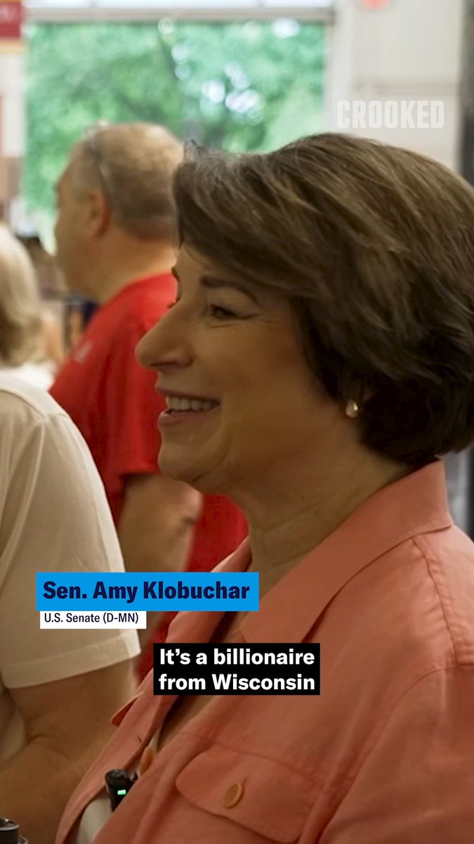Klobuchar: A Wisconsin billionaire funds attack ads. He's a Packers fan. That's all you need to know.