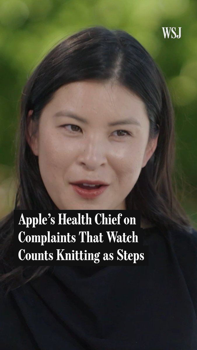 Apple's health and fitness chief Sumbul Desai responded to complaints from some knitters that the Apple Watch might mistakenly count aggressive stitching as steps.⁠ 🎥 Watch more: