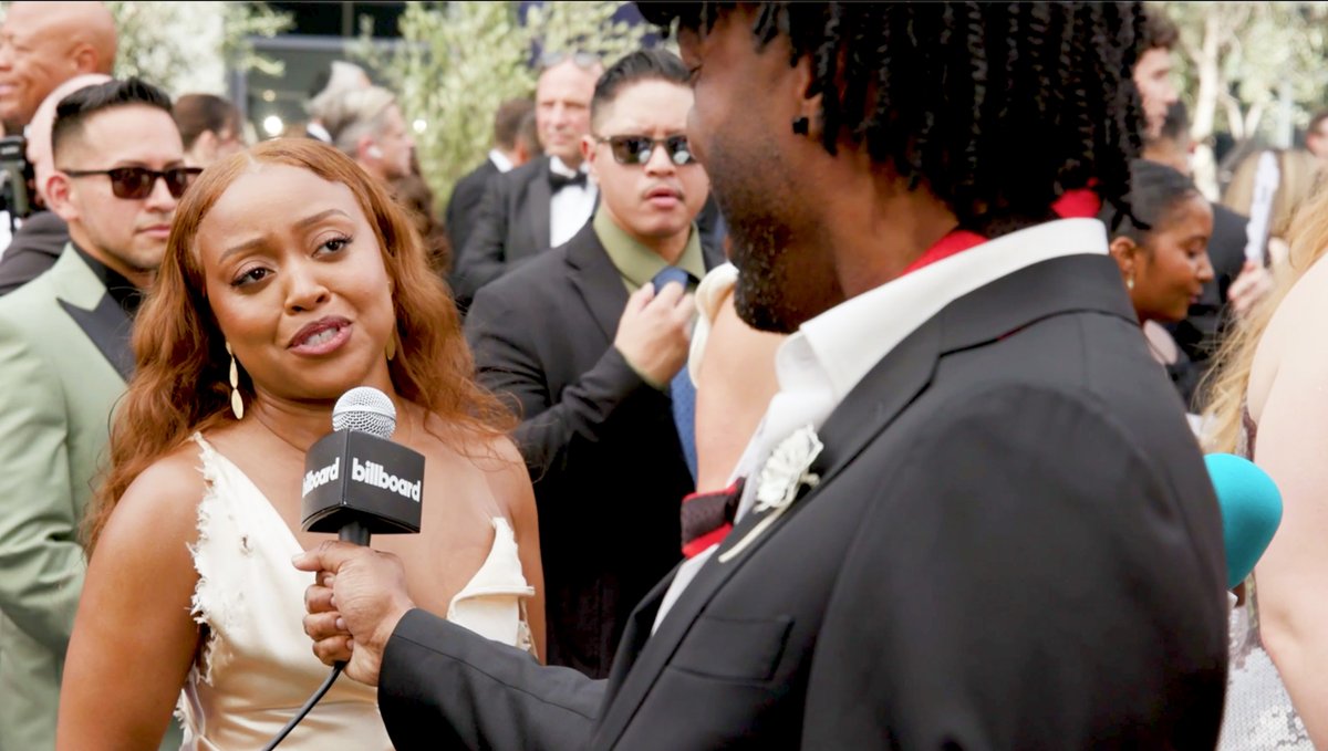 Are you letting Janine plan the afterparty? 🍎 Quinta Brunson shares what her 'Abbott Elementary' character would get up to after the Emmys with Billboard News.