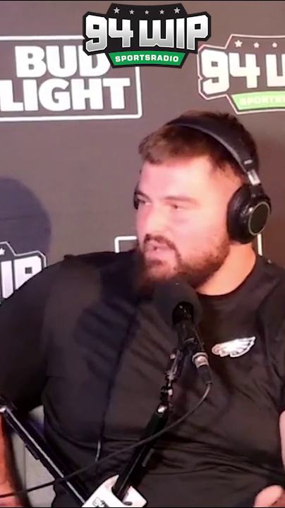 Landon Dickerson: "I appreciate the brutal honesty of Philadelphia fans." Landon Dickerson