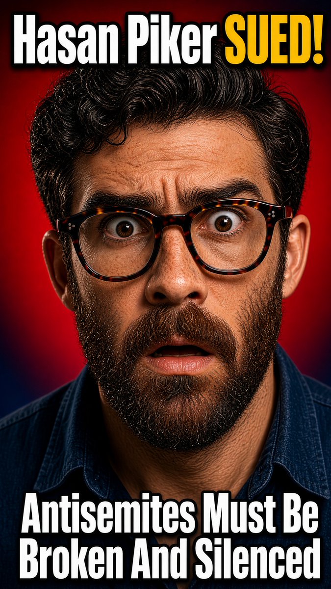 Hasan Piker is being sued for his antisemitism, while clueless right-wingers cheer on a jewish attempt to create a catastrophic precedent.
