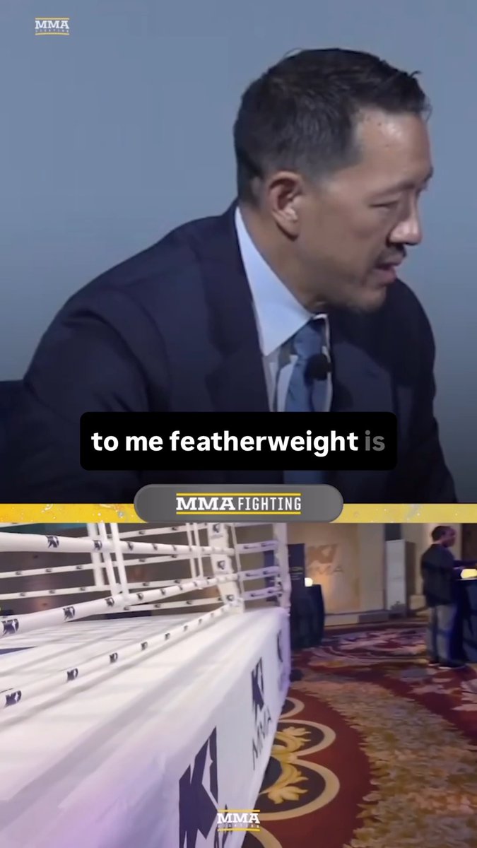 Rich Chou announces KI MMA's first weight class will be featherweight: "Featherweight is where speed, skill, and power come together. … Patricio Pitbull, A.J. McKee, Aaron Pico, Jose Aldo, Alex Volkanovski, Conor McGregor. This is a stacked weight class."