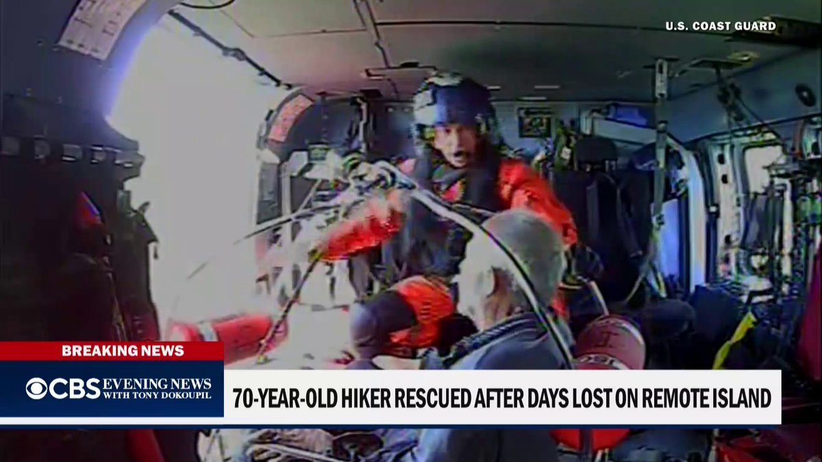 A 70-year-old hiker, lost for a week on a large island in the middle of Lake Superior, has been found, after search and rescue teams had nearly given up hope.