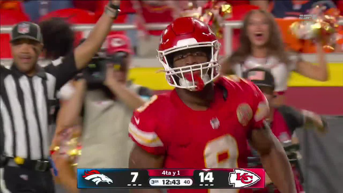 😮‍💨🤌 ¡EL MVP DEL SB SE LUCE CON LOS CHIEFS! Kenneth Walker se escapó hasta la zona de TD. #NFLxESPN