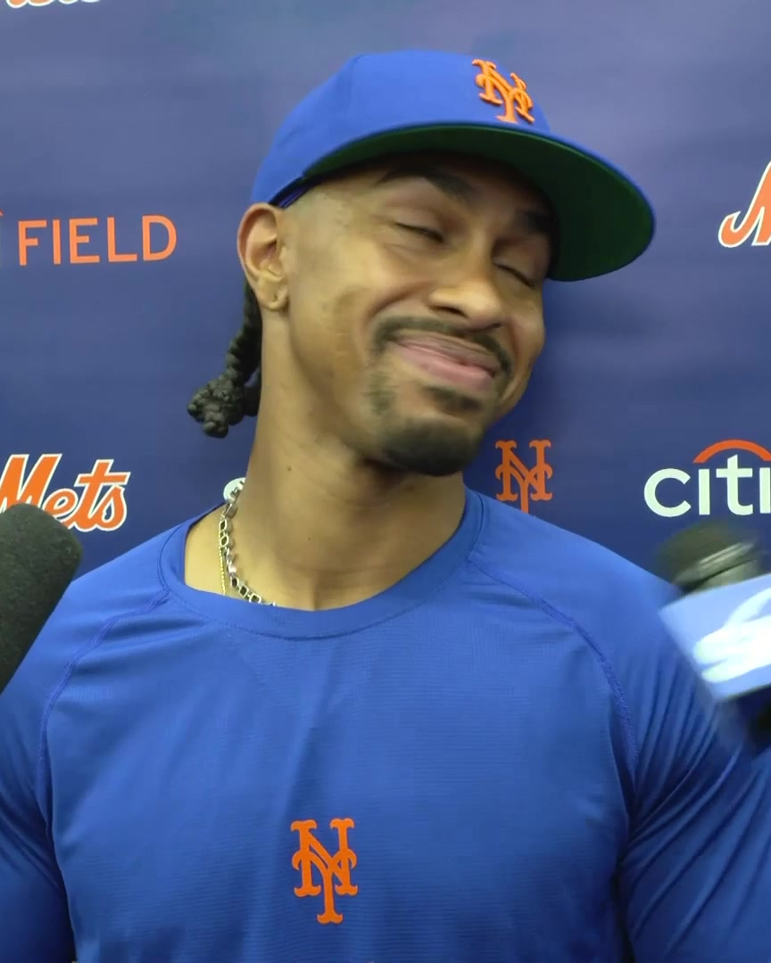 "I'm very happy, the way he's going about it. Next time, let's clap a little bit more for him." 😂 Francisco Lindor talks about what has impressed him about Jonah Tong: