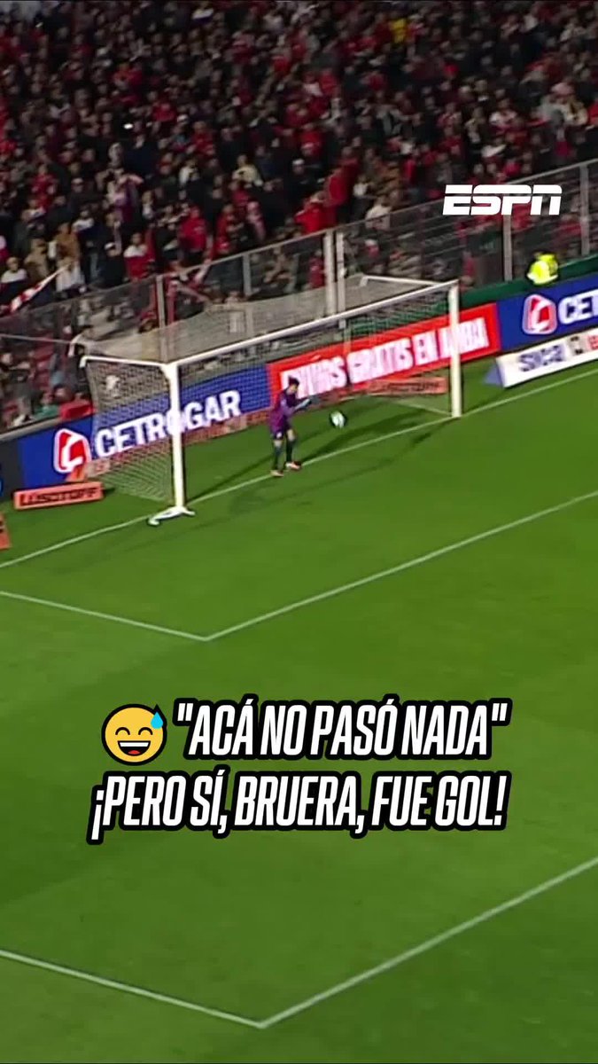 😱 ¿PERDIÓ LA NOCIÓN DEL ARCO? Bruera retrocedió y se metió con pelota y todo dentro del arco tras el remate de Cerato en el 1-0 de Instituto a Estudiantes de Río Cuarto. ¡El gol más insólito del torneo! #TorneoClausura 🇦🇷