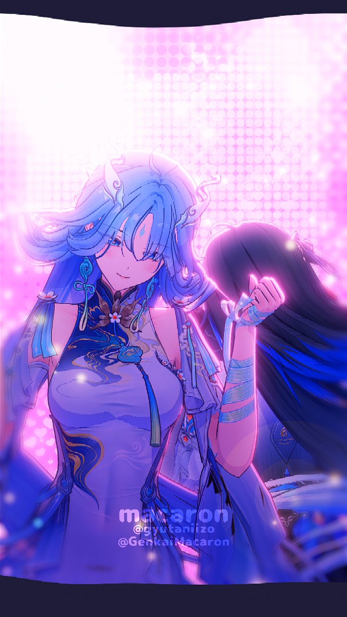 ꙳⋆✡︎📢 動画up .ᐟ.ᐟ🌟 ★━━━━－－－－ 🎐清宵 秧秧玄翎（ヤンヤン）🪶／The Bass【鳴潮/MMD/WutheringWaves】 ★━－－－－ うつくしい！> ·̫ <💎 #鳴潮 #WutheringWaves