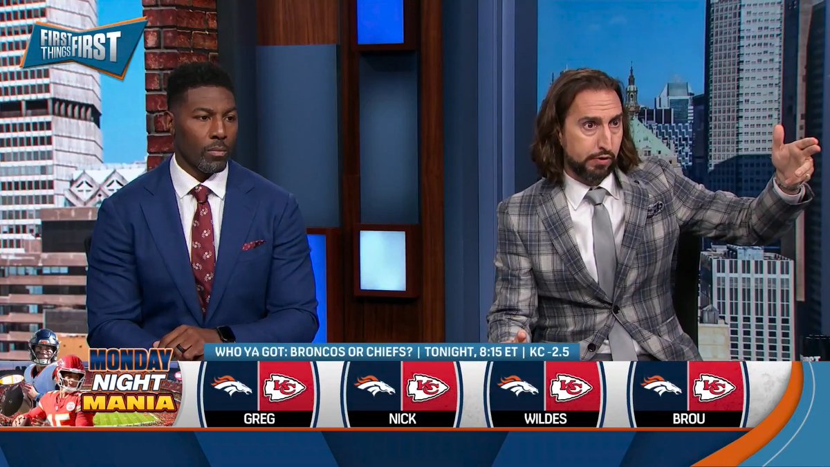 “The Chiefs defense is going to be far better than people expect. I think Patrick will look like the healthier of the two QBs tonight... And I think Andy &amp; Patrick have been coming up with a Kenneth Walker-centric game plan all offseason.” — nick wright