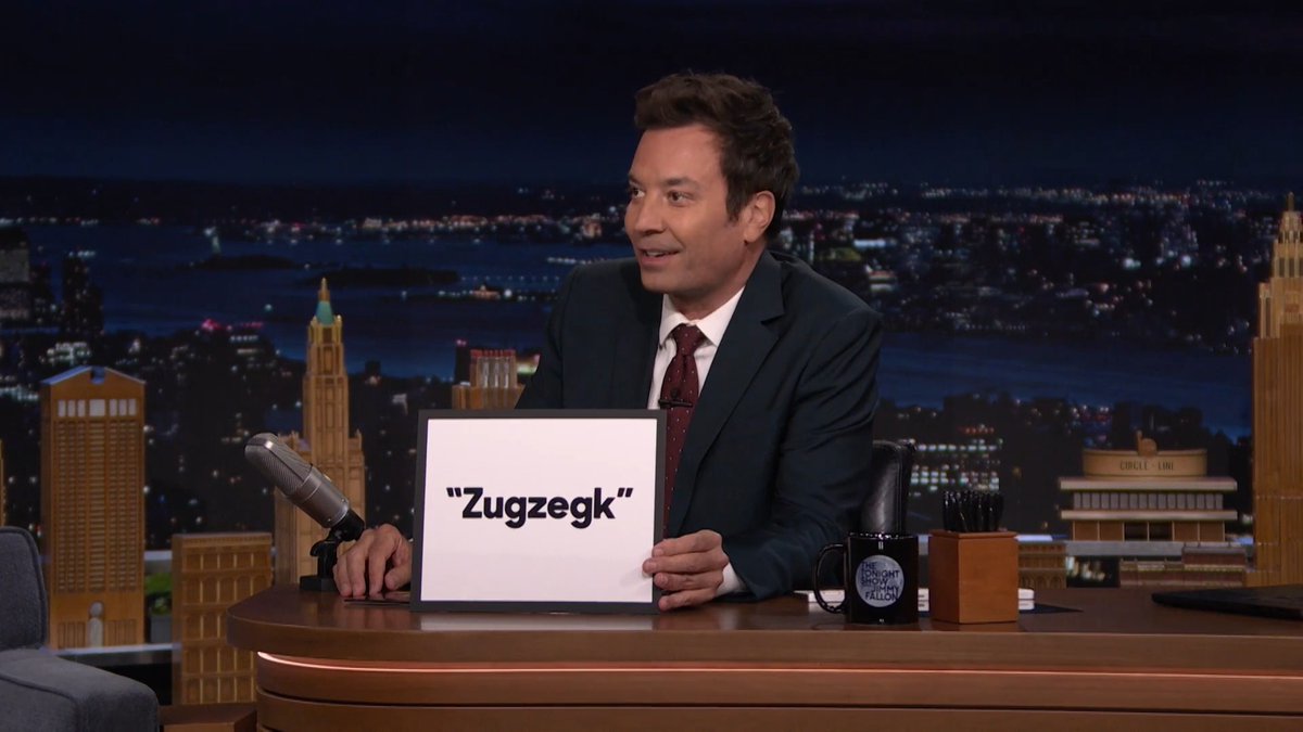 Angine de Poitrine told Jimmy that however he pronounces the name of their new song “Zugzegk” will become the official pronunciation! #FallonTonight