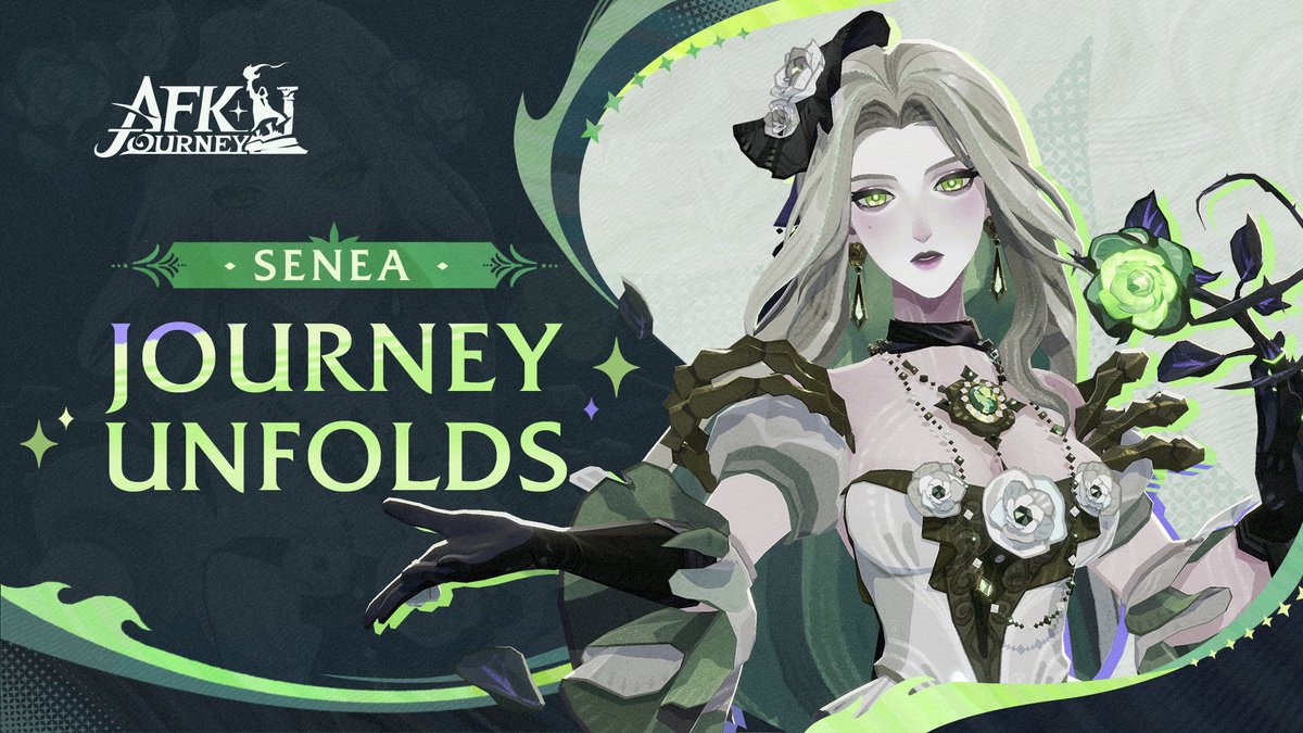 Journey Unfolds: New Graveborn Hero Senea | AFK Journey To witness Senea's talents once more, devoted fans have crossed the sea and traveled beyond Bantus' borders to reach Novaris. It sounds like a daunting journey, but when Senea takes the stage, her admirers will never miss a performance.