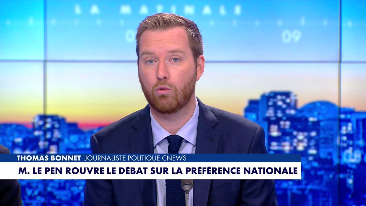 L'édito de Thomas Bonnet : «Marine Le Pen rouvre le débat sur la préférence nationale» dans #LaMatinale