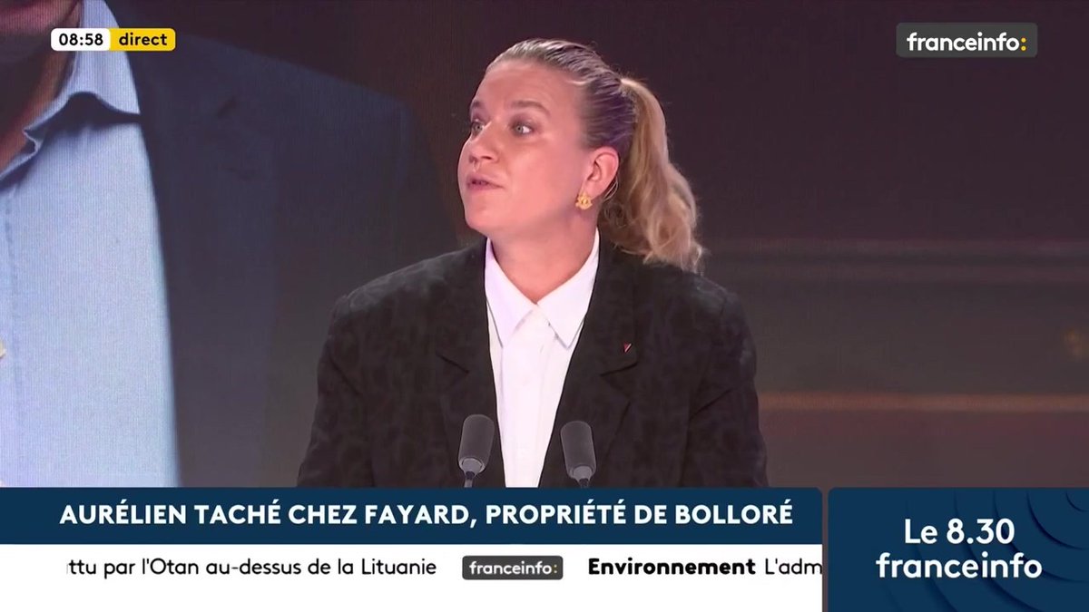 🔴Aurélien Taché, député LFI, publie un livre chez Fayard, maison d’édition de Bolloré ➡️ "Ce n’est pas notre choix. À l’avenir aucun député insoumis ne devrait publier dans des maisons d’édition détenues par Bolloré", réagit Mathilde Panot