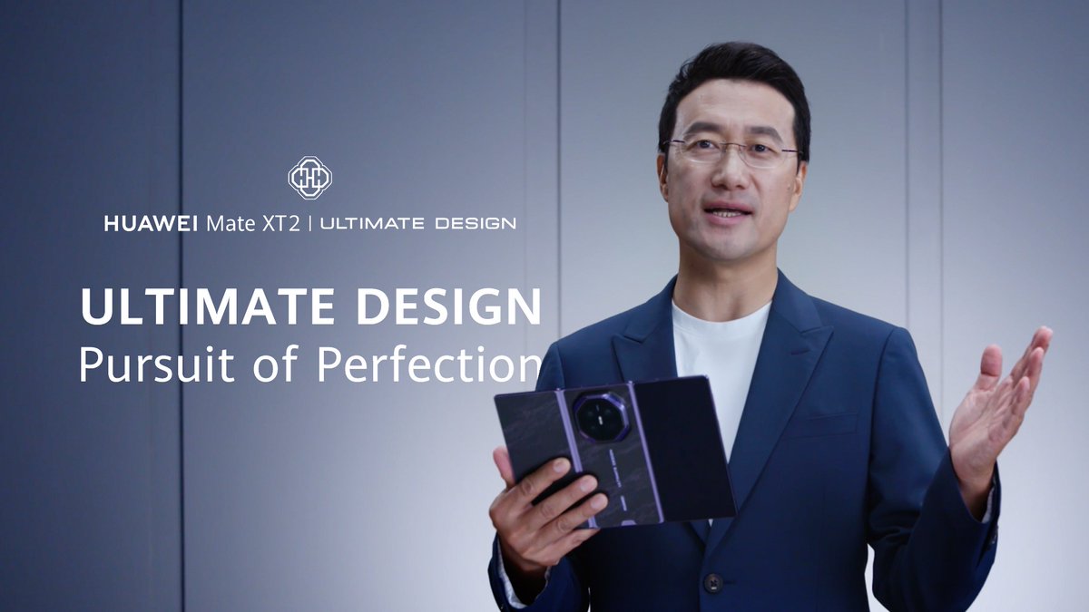 What is ULTIMATE DESIGN? The pursuit of perfection. Huawei's new tri-fold Mate XT 2 expands the boundaries of experience. Watch Huawei Consumer BG CEO He Gang uncover ultimate aesthetics, ultimate craftsmanship & ultimate innovation.