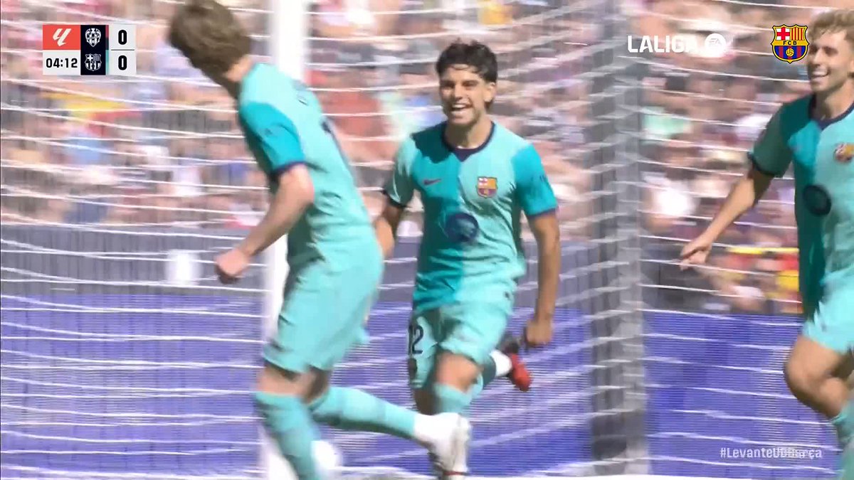 📅 13/09/2026 Xavi Espart’s first goal in a Barça shirt 💙❤️ #LaLigaHighlights