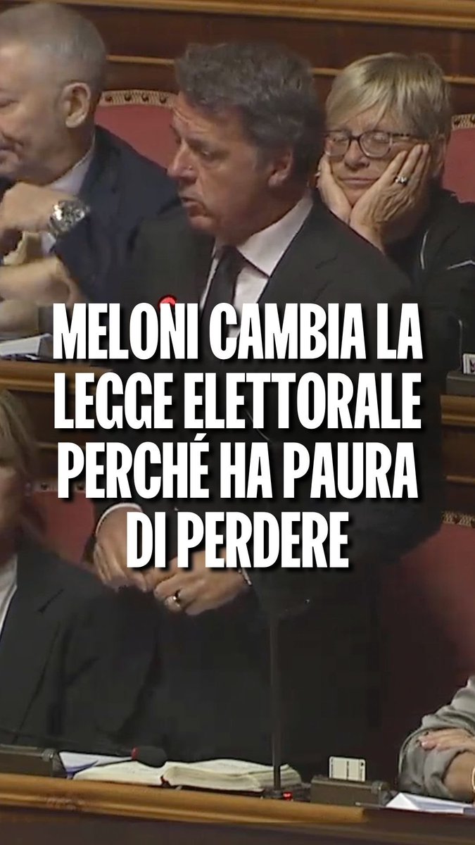 Mentre il mondo discute di intelligenza artificiale e le famiglie affrontano il carovita, in Senato si discute di legge elettorale perché Giorgia Meloni ha paura di perdere le prossime elezioni