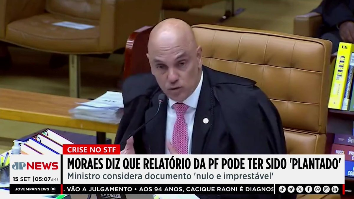 Moraes diz que relatório da PF sobre Vorcaro pode ter sido “plantado” 📺 Confira ao vivo: #JornalDaManhã