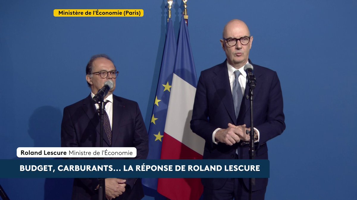 🔴 🗣 "Nous sommes aux côtés des Français qui souffrent", assure le ministre de l'Economie, Roland Lescure, lors d'un point presse alors que des mobilisations s'organisent pour protester contre la hausse des prix du carburant. #canal16