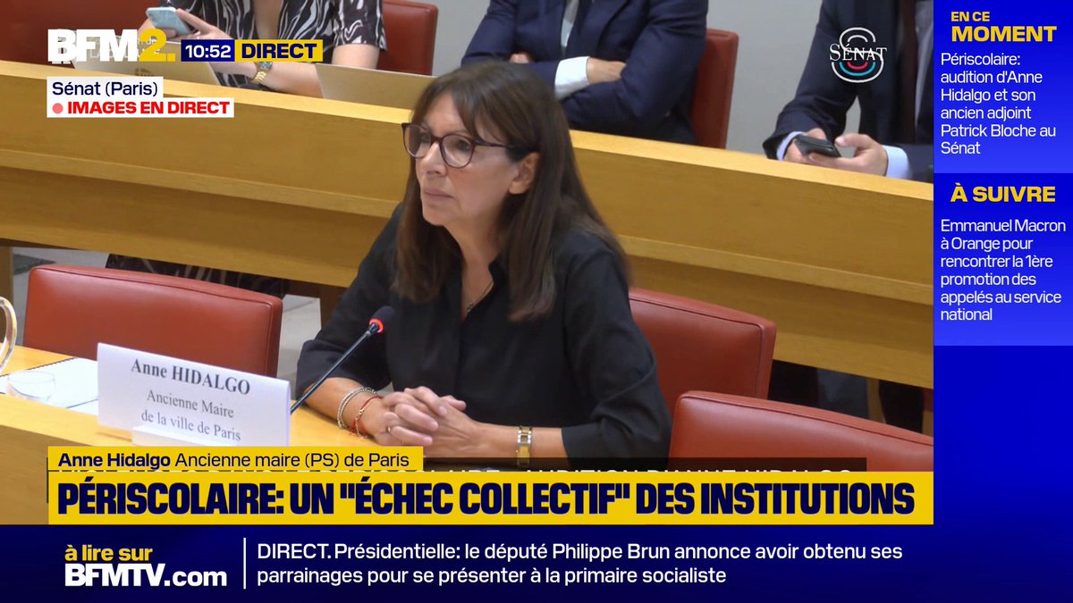 💬"Je ne l'ai pas fait et je le regrette. Il n'y a pas d'excuse" Violences dans le périscolaire: Anne Hidalgo exprime ses regrets de ne pas avoir rencontré les familles de victimes #BFM2