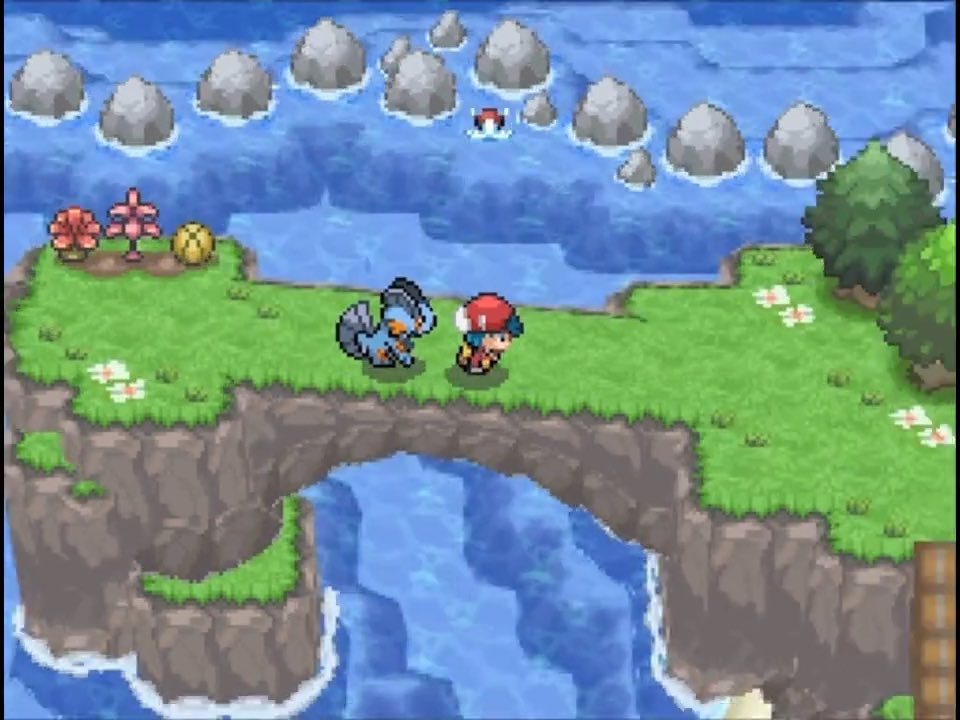 Pokémon Light Platinum NDS, this art style is incredible!