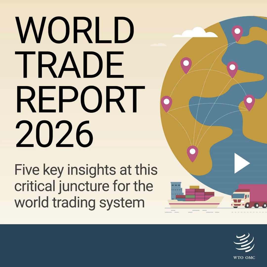 NOW ONLINE: The 2026 World Trade Report examines what global trade rules have delivered in the past, where is it presently under strain, and what is at stake for the future. ⬇️5 takeaways below 📘And full report here: #WTOPublicForum