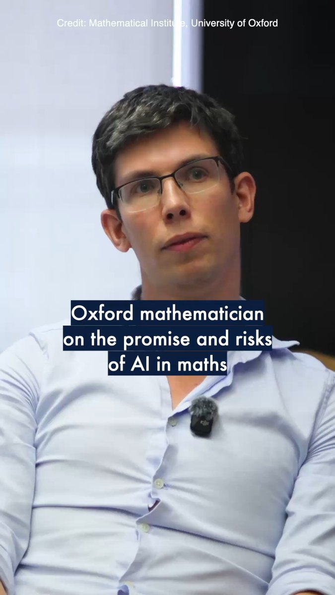 'The primary goal of mathematics has always been about human understanding of the ideas.' Amid growing discussion about AI’s ability to tackle major mathematical problems, Oxford Mathematics' Prof James Maynard shares his thoughts on the promise - and risks of AI - in maths.