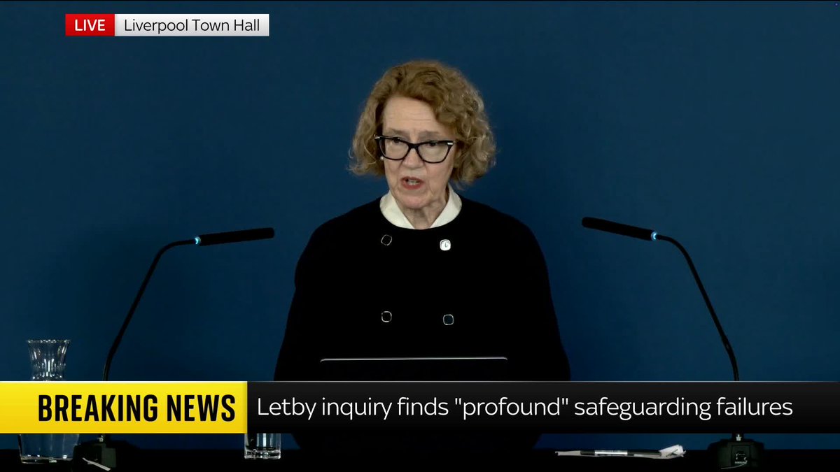 BREAKING: Lady Justice Thirlwall has said "errors were made" by nurses, doctors and managers at Countess of Chester Hospital during Lucy Letby's time there. Watch Thirlwall's full findings from the report ⬇️
