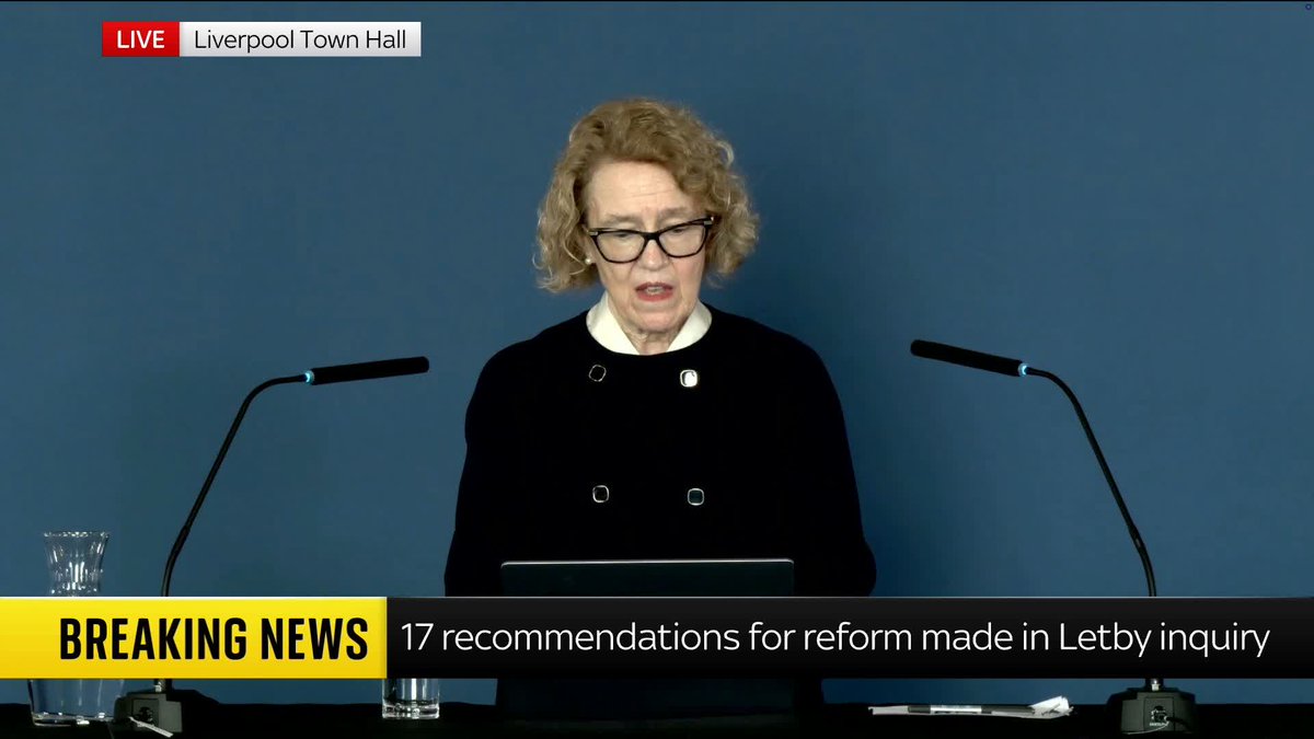BREAKING: Lady Justice Thirlwall has found that the deaths of some babies killed by nurse Lucy Letby could have been prevented. Thirlwall is currently delivering the results of her findings ⬇️