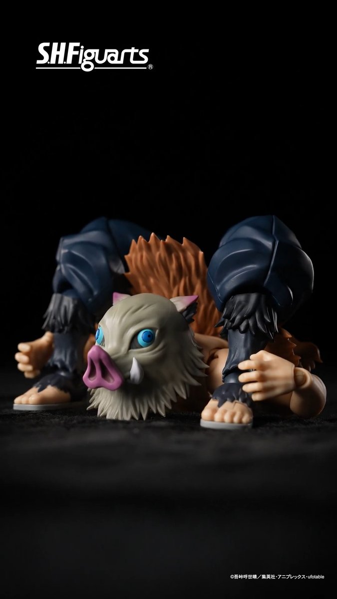 【9/19発売】 #鬼滅の刃 より 「S.H.Figuarts嘴平伊之助」のパッケージ開封動画を公開✨ 「嘴平伊之助」ならではのユニークな可動をお楽しみください! 📋商品詳細→ #t_shf