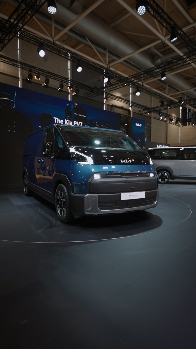 Bold outside. Purpose-built inside. See the Kia PV7 Cargo up close at IAA Transportation 2026.