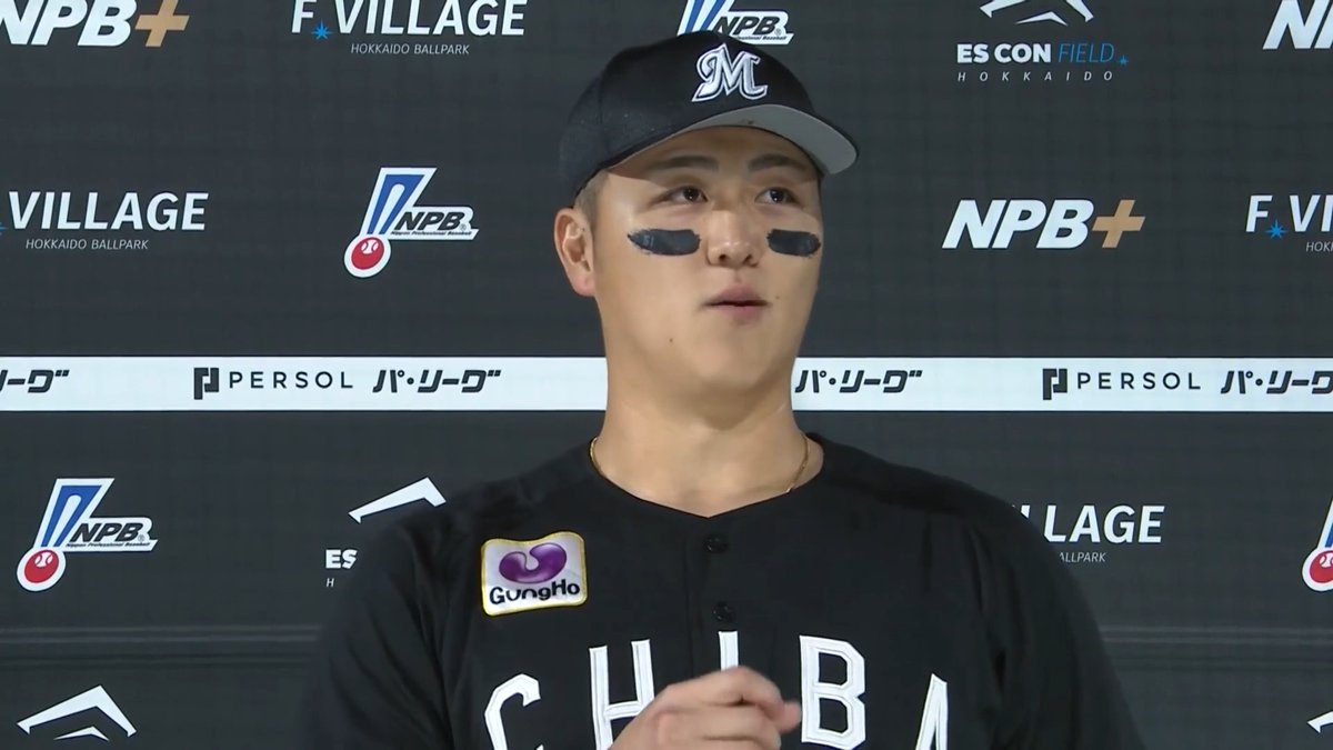 / 9/15 ヒーローインタビュー⚾️ \ 千葉ロッテ 山口航輝 選手✨